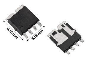 Podwójny MOSFET z kwalifikacją AEC-Q101 w asymetrycznej obudowie PowerPAK SO-8L