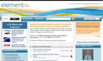 element14 - nowy portal dla projektantów elektroniki