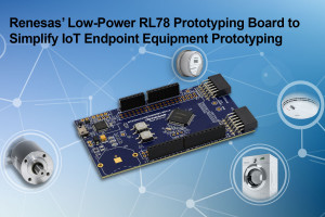 Tania płytka prototypowa z mikrokontrolerem RL78/G14 i opcjonalnym modułem Bluetooth LE