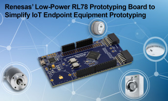 Tania płytka prototypowa z mikrokontrolerem RL78/G14 i opcjonalnym modułem Bluetooth LE