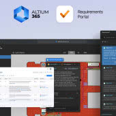 Aplikacja Requirements & Systems Portal dostępna na platformie Altium 365