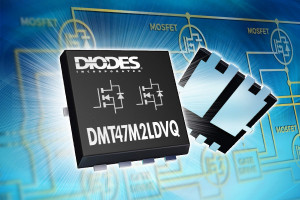 Podwójny 40-woltowy MOSFET z kwalifikacją AEC Q-101 w obudowie o powierzchni 3,3 x 3,3 mm