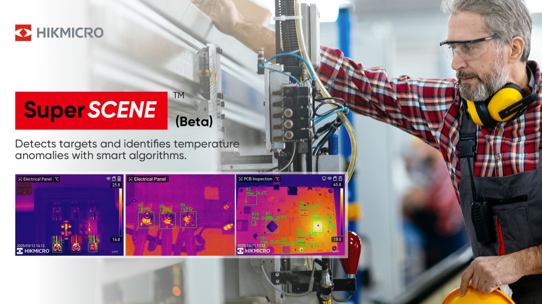 HIKMICRO SuperScene – przełom w termowizji AI dla inspekcji budynków, rozdzielnic i PCB