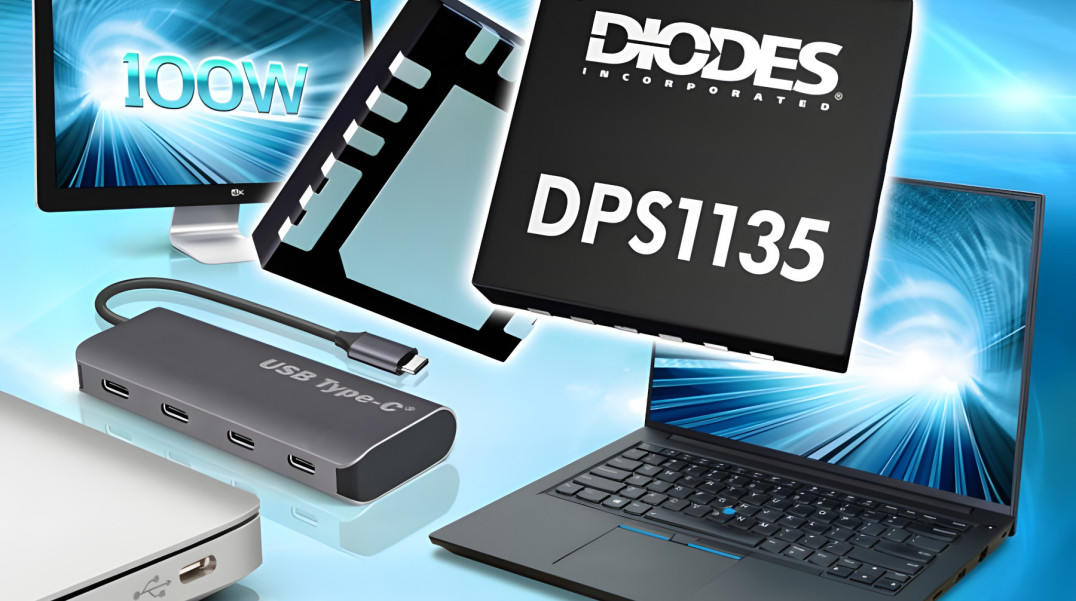 100-watowy przełącznik do portów USB Power Delivery z wbudowanymi zabezpieczeniami