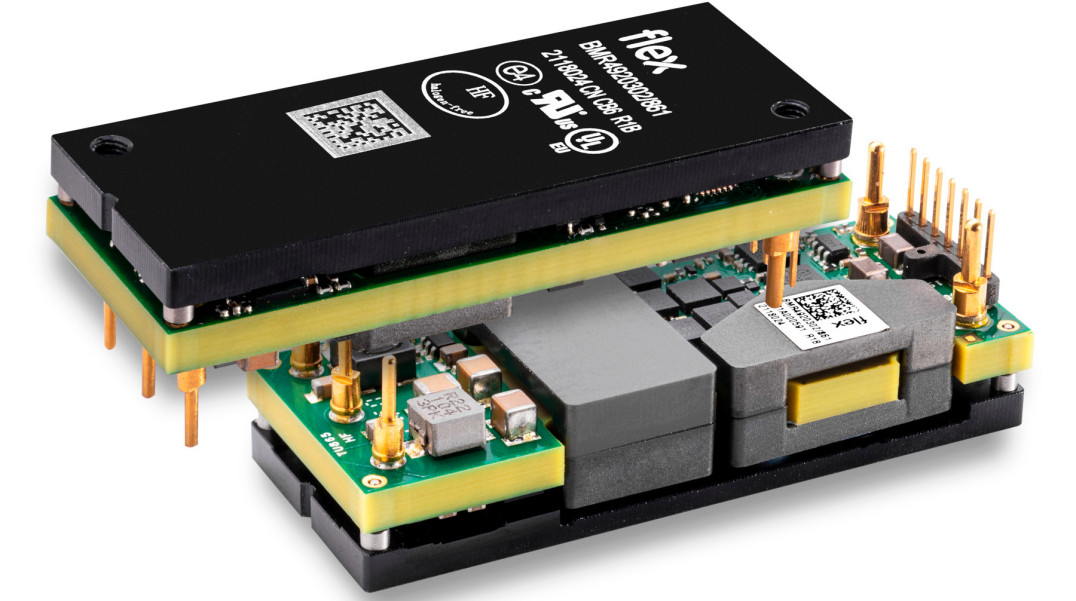 Konwerter DC-DC BMR492 formatu eighth-brick o zakresie napięcia wejściowego 36...75 V