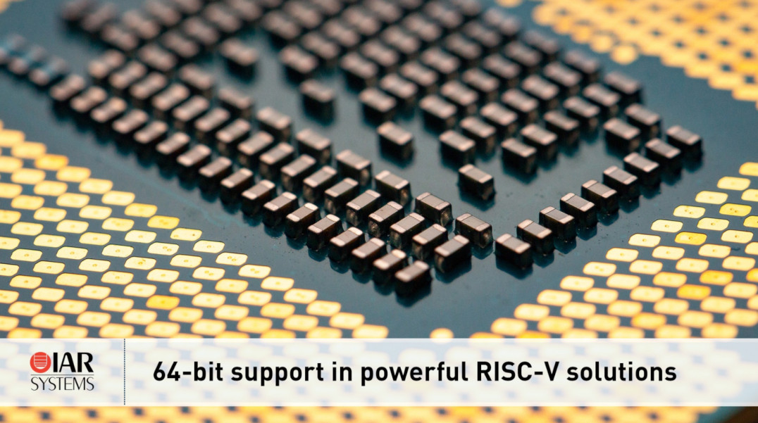 IAR Embedded Workbench z obsługą 64-bitowych rdzeni RISC-V