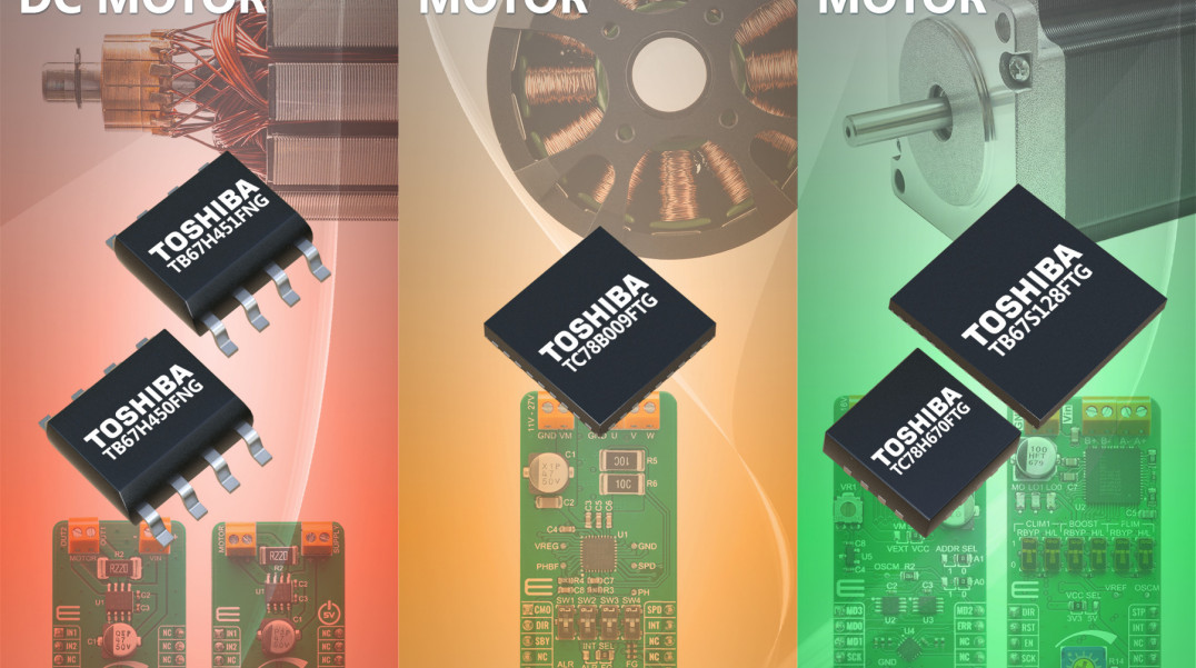 Nowe płytki Click firmy MikroElektronika z kontrolerami układów napędowych produkcji Toshiba