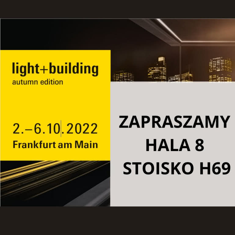 GL Optic wystawcą na targach Light+Building 2022 