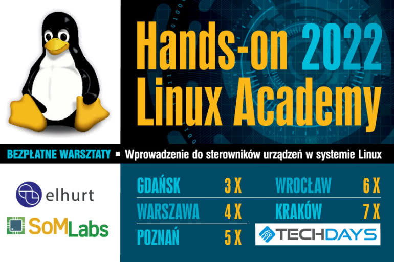 Hands-on Linux Academy 2022 - Wprowadzenie do sterowników urządzeń w systemie Linux 