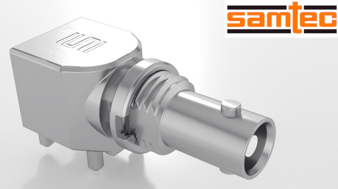 Kątowe złącza BNC 75 Ω do montażu seryjnego za pomocą maszyn Pick-and-Place