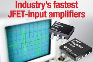 Wzmacniacze operacyjne JFET o współczynniku slew-rate 2675 V/µs