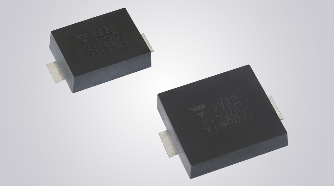 Ceramiczne kondensatory przeciwzakłóceniowe SMD klasy Y1 o napięciu roboczym 500 V i 1500 V