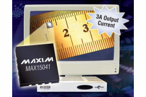 3-amperowy impulsowy regulator napięcia o powierzchni obudowy 3 x 3mm
