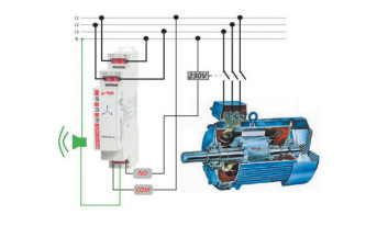 Przekaźnik nadzorczy jako strażnik silnika trójfazowego