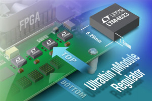 Regulator impulsowy µModule - 3 A przy wymiarach zewnętrznych 6,25 x 6,25 x 1,8 mm