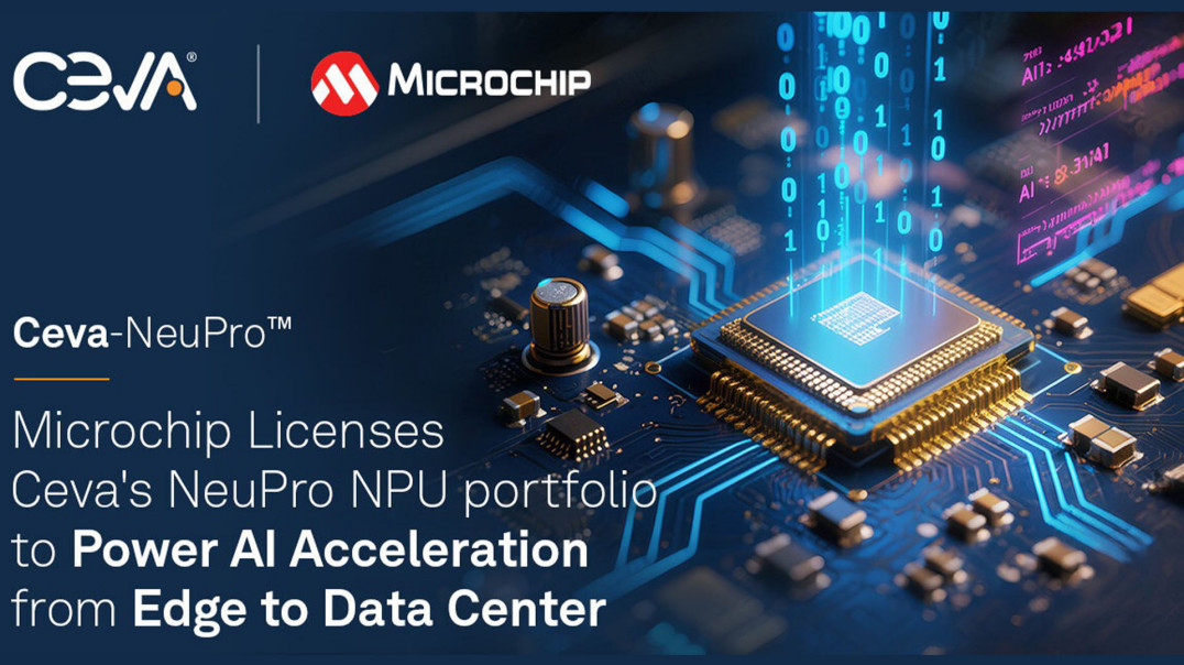 Ceva i Microchip wspólnie napędzają rozwój sztucznej inteligencji w urządzeniach brzegowych