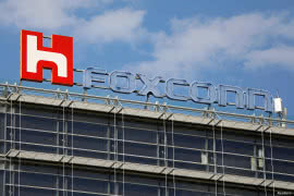 Marcowa sprzedaż Foxconna mniejsza o 7,7% 