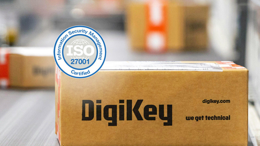 DigiKey otrzymuje certyfikat ISO 27001