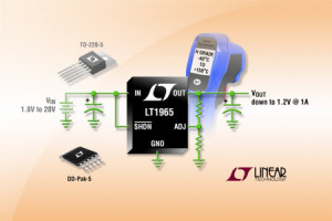 Liniowy regulator napięcia LT1965 w wersji H-grade na zakres temperatur złącza do +150°C