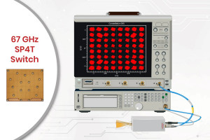 Przełącznik SP4T do pracy w zakresie częstotliwości do 67 GHz