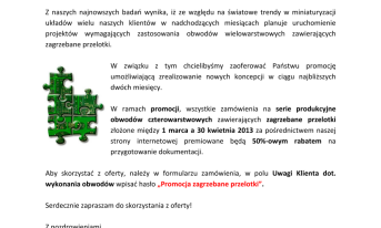 Promocja zagrzebane przelotki!