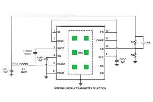 Regulator DC-DC Buck 3...36 V/500 mA wymagający minimum elementów zewnętrznych