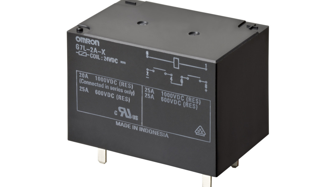 Małogabarytowy przełącznik elektromechaniczny DPST-NO do obciążeń o napięciu do 1000 VDC