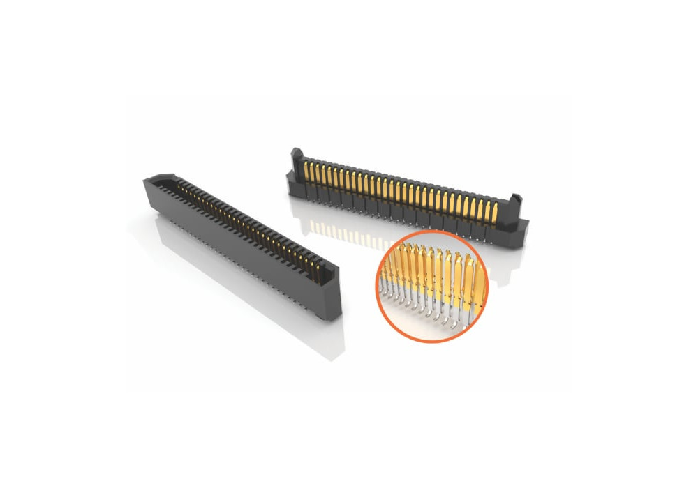 Niskoprofilowe złącza Samtec Edge Rate o rozstawie wyprowadzeń 0,635 mm i wąskiej konstrukcji