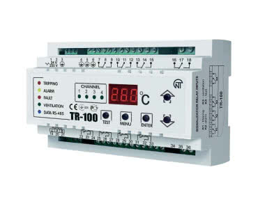 Cyfrowy przekaźnik kontroli temperatury TR-100