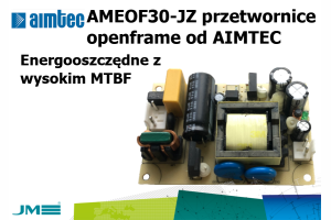 Przetwornice AMEOF30-JZ od AIMTEC o mocy 30W
