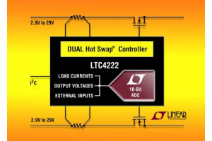 Podwójny kontroler hot-swap LTC4222