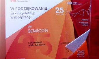 Semicon wyróżniony za długoletnią współpracę z firmą 3M