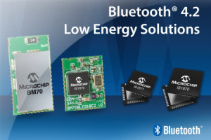 Nowe transceivery i moduły Bluetooth Low Energy z oferty Microchip