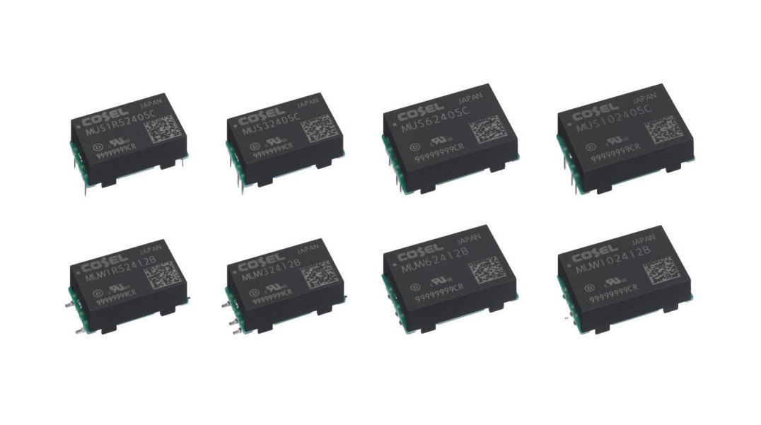 Niskoprofilowe konwertery DC-DC 1,5...10 W o dopuszczalnej temperaturze pracy +100°C