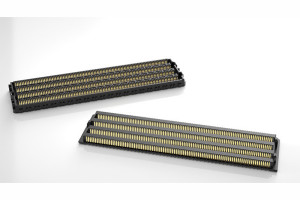 Niskoprofilowe, 800-pozycyjne złącza sygnałowe do pamięci masowych i infrastruktury sieciowej