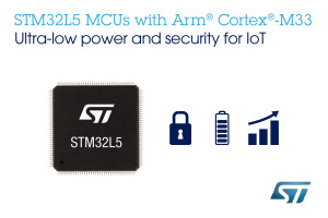 Ultraenergooszczędne mikrokontrolery ARM Cortex-M33 ze sprzętową ochroną danych TrustZone