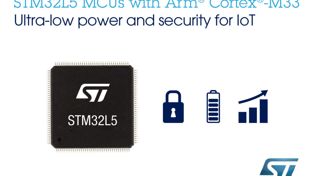 Ultraenergooszczędne mikrokontrolery ARM Cortex-M33 ze sprzętową ochroną danych TrustZone