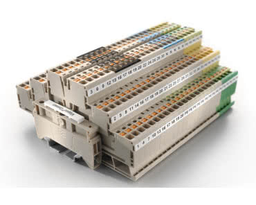 3-poziomowe złączki Klippon Connect, typ A3T z technologią łączeniową push in