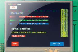 Wyświetlacz LCD-TFT z wbudowanym kontrolerem