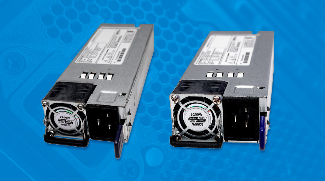 Zasilacze serwerowe o mocy do 3200 W z certyfikatem 80 PLUS Titanium