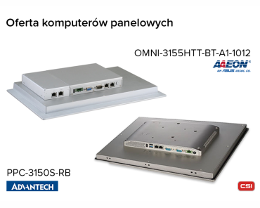Komputery panelowe OMNI-3155HTT-BT-A1-1012 i PPC-3150S-RB