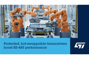Transceiver RS-485 o szybkości transmisji do 40 Mbps z wyjściem zgodnym z PROFIBUS
