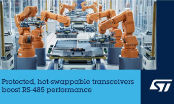Transceiver RS-485 o szybkości transmisji do 40 Mbps z wyjściem zgodnym z PROFIBUS