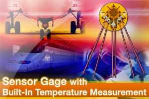 Czujnik tensometryczny Sensor Gage zintegrowany z czujnikiem temperatury