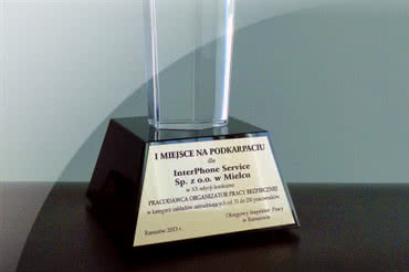 Interphone Service nagrodzony jako organizator pracy bezpiecznej 
