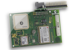 Karta komunikacyjna M2M PICtail z odbiornikiem GPS i modemem GSM/GPRS