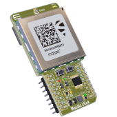 Odbiornik GNSS mosaic-X5 firmy Septentrio dostępny na płytce Mikroe Click