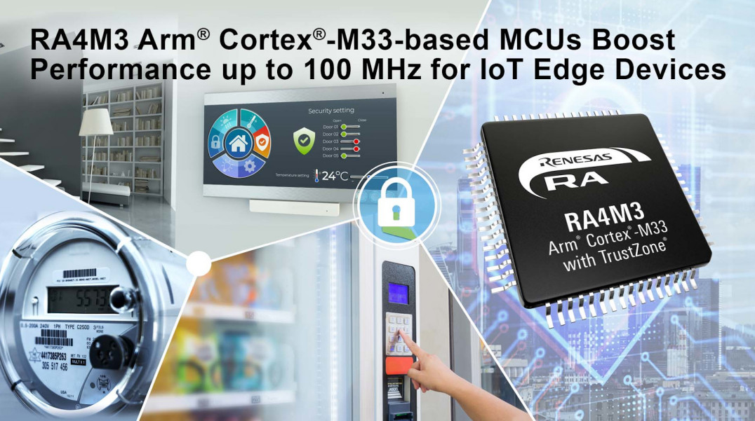 Mikrokontrolery ARM Cortex-M33 z technologią Arm TrustZone do aplikacji przemysłowych i IoT