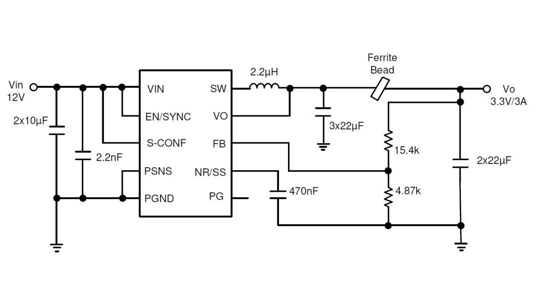 Niskoszumowy konwerter DC-DC buck o napięciu tętnienia poniżej 10 µV rms