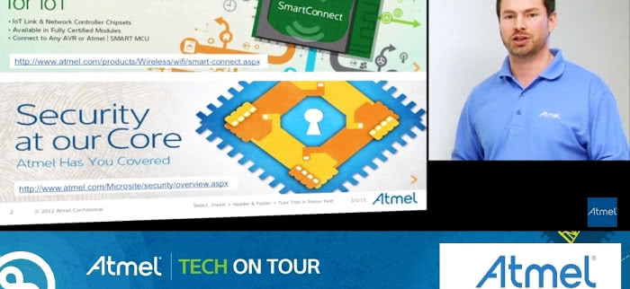 Atmel Tech On Tour - szkolenie z zabezpieczeń WiFi i uwierzytelniania krypto 